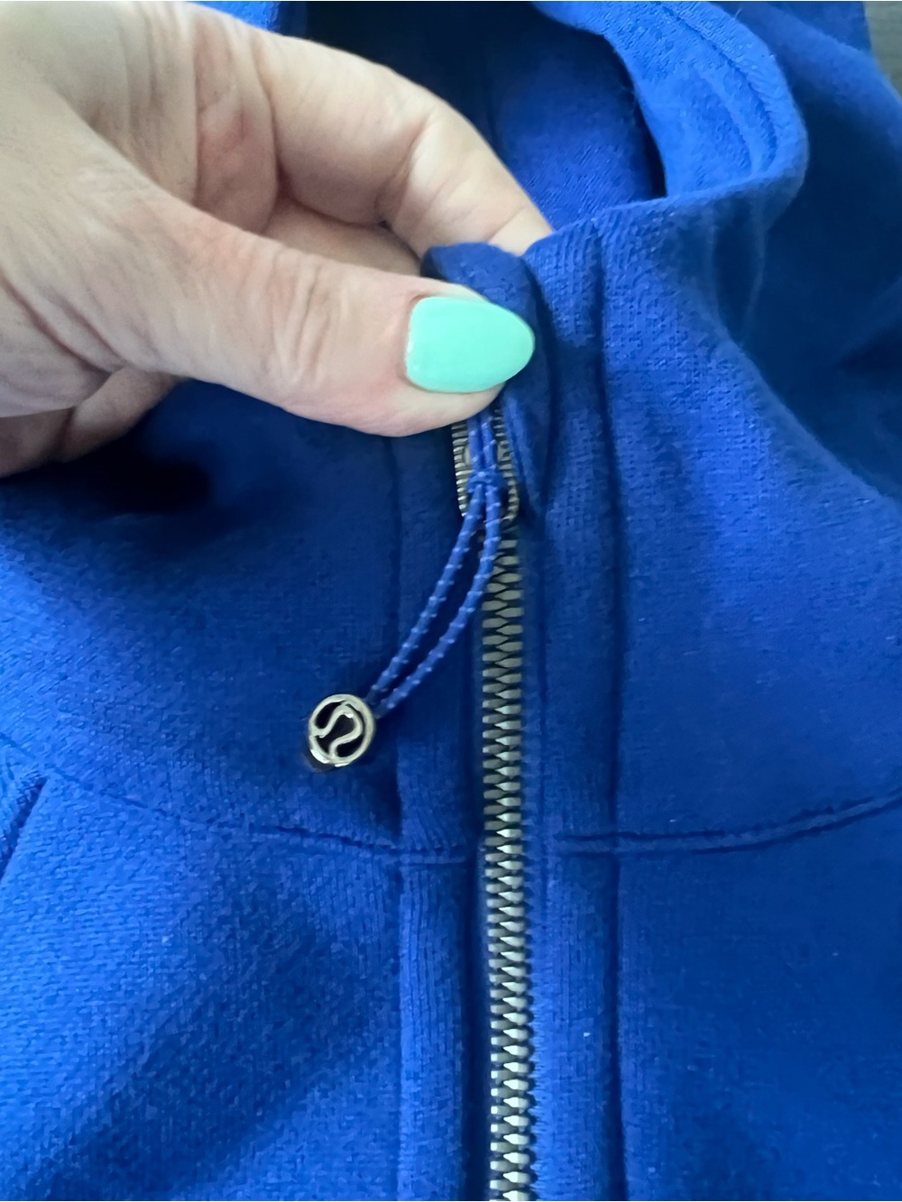 lululemon Scuba Oversized Half-Zip Hoodie (NWT) in Larkspur (Blue) - Picture 4 of 10